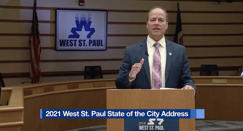 2021 West St. Paul State of the City Address from Mayor Dave Napier
