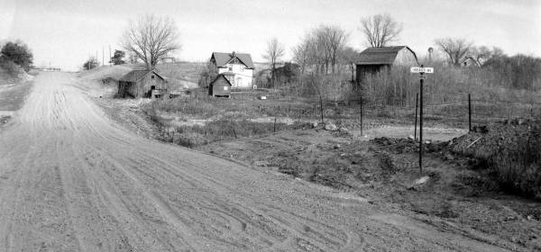Intersection of Stryker and Crusader in West St. Paul in 1961