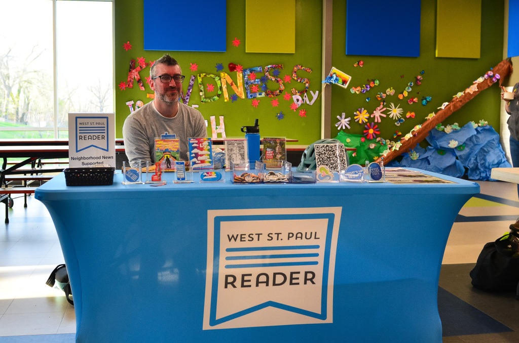 West St. Paul Reader table at Moreland Made event.